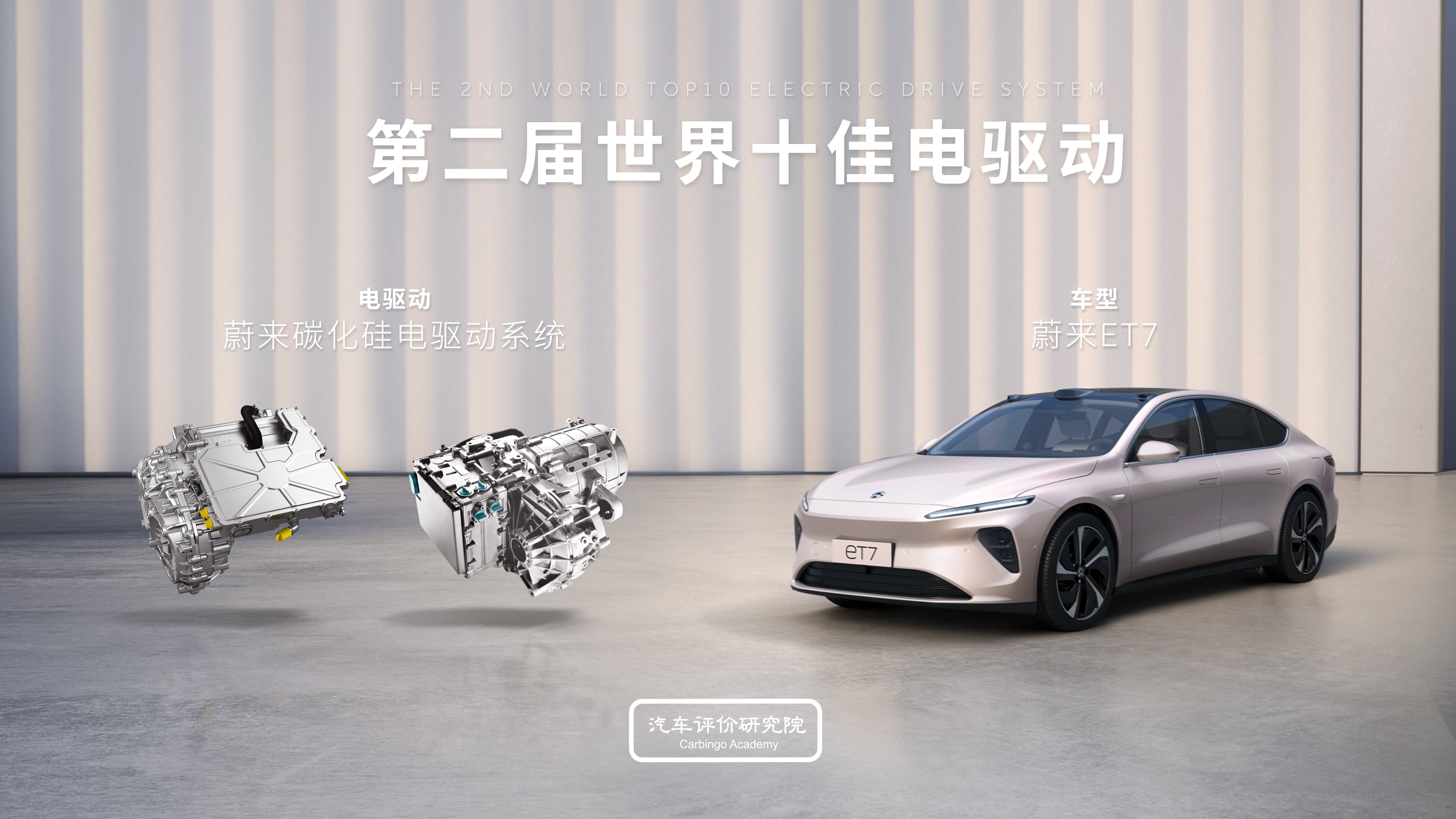 NIO ET7 Electric Drive System Wins the Award of World Top 10 EDS